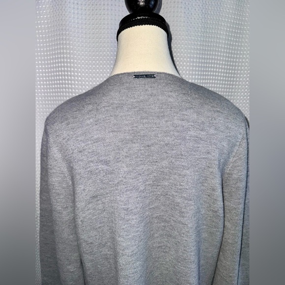 MICHAEL KORS wool blend gray Cardigan size small - Picture 13 of 16